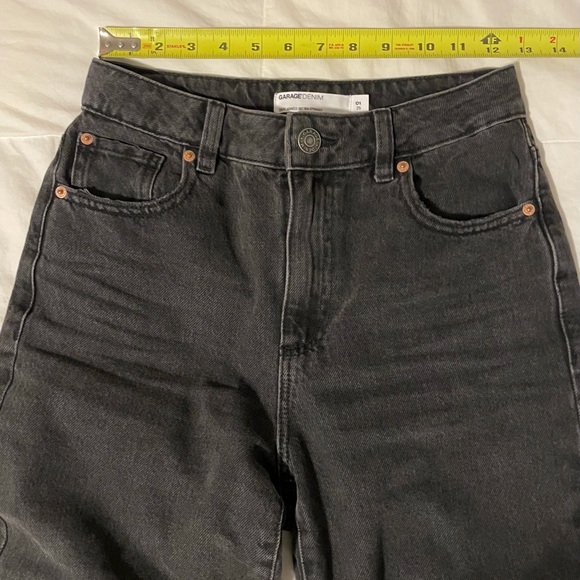 Garage 90’s Straight Jeans - Ebony Black size 1 - Picture 8 of 8